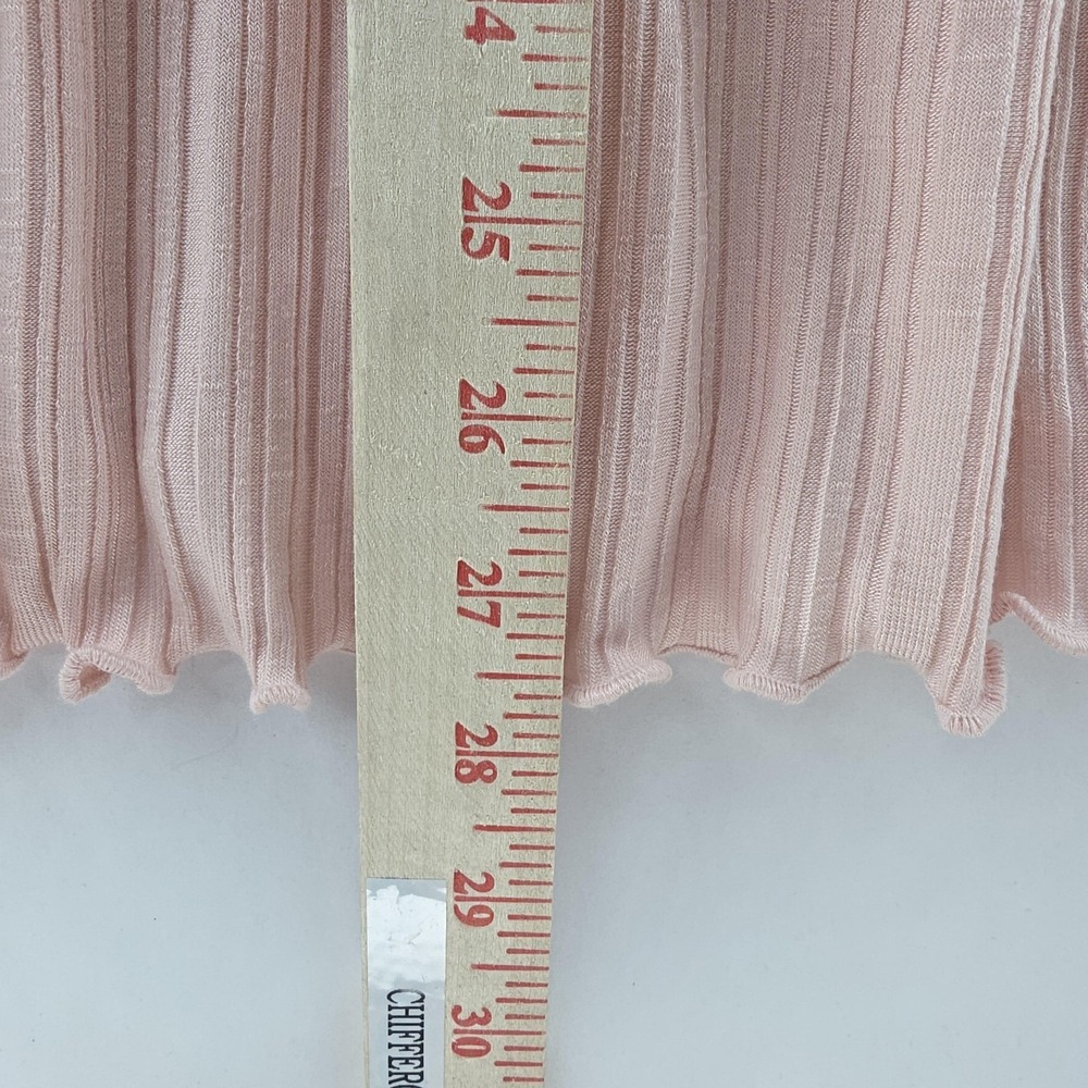 Everlane Dress Womens XS Pink Fairy Coastal Summer Tank Maxi Ribbed Pullover - Picture 7 of 11